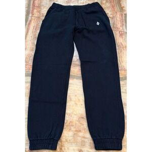 Marcelo Burlon Mens Jogging Pants Black  Comfort Cotton Pockets Medium